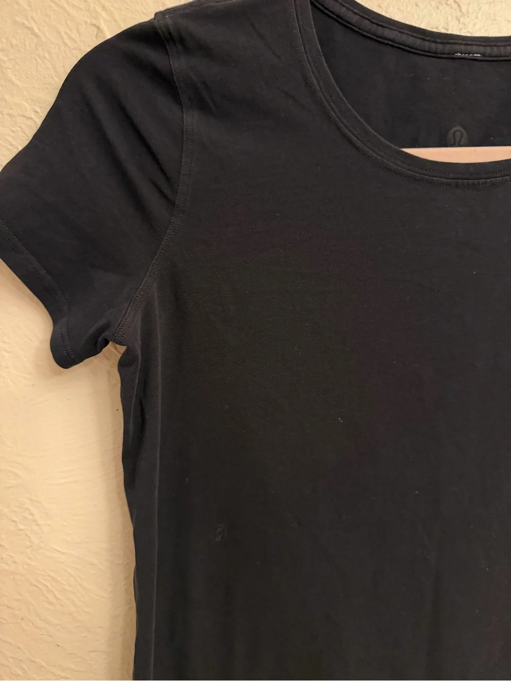 lululemon athletica Black Short-Sleeve Crew Tee